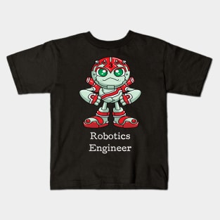 Robotics Engineer Engineering Robots Kids T-Shirt